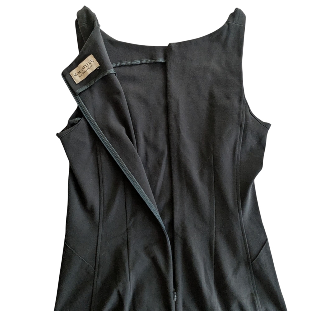 M.M. Lafleur Grey Sheath Dress Size 12 pre owned - Picture 6 of 7